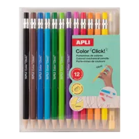 Pastelky stiskací Apli - Color Click, 12 ks (1)