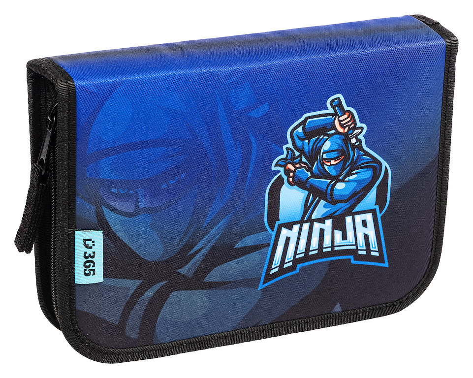 Levně Školní penál jednopatrový STIL (Helma) - Ninja