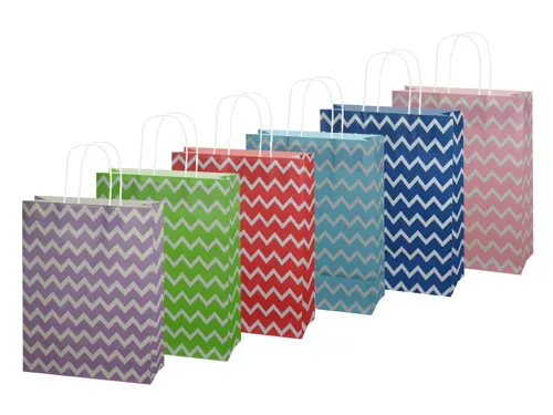 Taška MFP dárková kraft L (245x310x105) potisk mix
