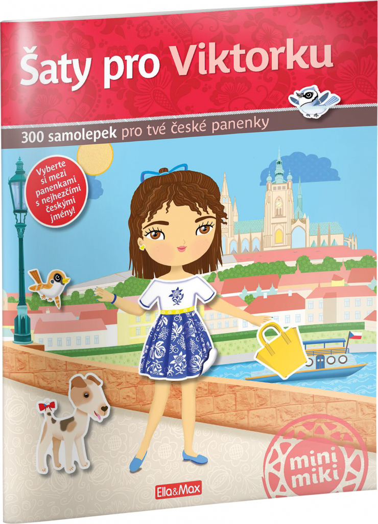 Levně Šaty pro VIKTORKU - Kniha samolepek