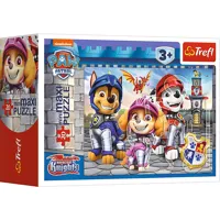 Minipuzzle miniMAXI 20 dílků Tlapková patrola/Paw Patrol 4 druhy v krabičce 11x8x4cm 24ks v boxu (3)