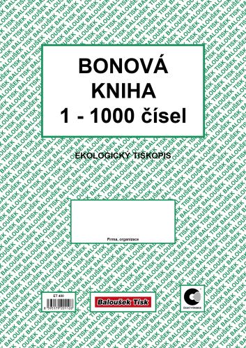 Bonová kniha A4