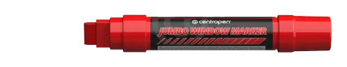 Značkovač křídový Centropen Jumbo Window 9120 - červený