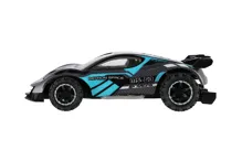 Auto RC sportovní 20 cm, 2,4 GHz - šedo-tyrkysové (4)