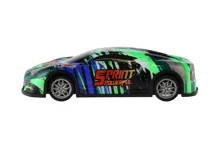 Auto RC závodní 20 cm, 27 MHz se světlem - mix barev (6)