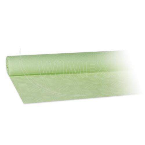 Papírový ubrus na roli 8 x 1,2 m - žlutozelený
