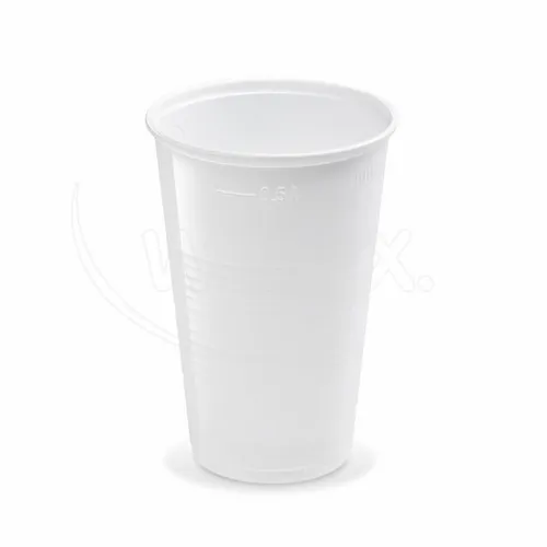 Kelímek (PP) bílý Ø 95 mm 0,5 l, 10 ks