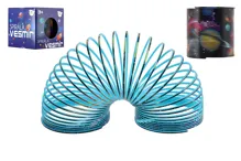 Spirála/pružina vesmír plast průměr 6,5cm 2 barvy v krabičce 7x7x7cm Spirála/pružina vesmír plast průměr 6,5cm 2 barvy v krabičce 7x7x7cm
