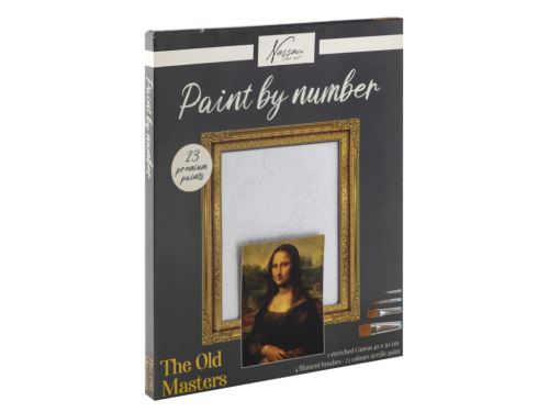 Malovaní na plátno podle čísel 40x50cm - Mona Lisa