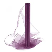 Organza 40cm/10y tm.fialová 082