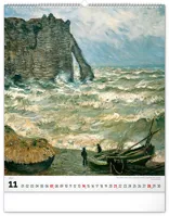 Nástěnný kalendář 2027 Notique Claude Monet, 48 x 56 cm (11)