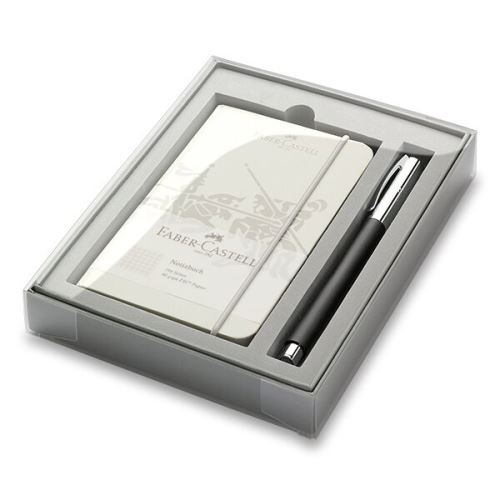 Faber-Castell Ambition Precious Resin - roller v dárkové sadě se zápisníkem
