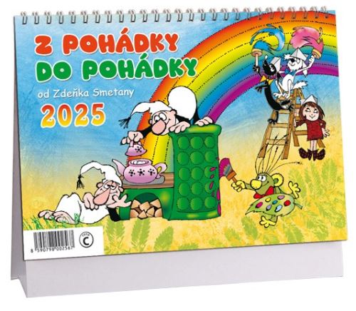 Stolní kalendář ARIA 2025 - Z pohádky do pohádky