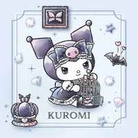 Nástěnný kalendář poznámkový 2027 Notique Kuromi, 30 x 30 cm (5)