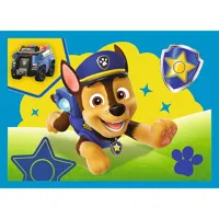 Puzzle 4v1 Štěňata v běhu Tlapková patrola/Paw Patrol 28,5x20,5cm v krabici 28x28x6cm (2)