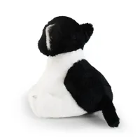 Plyšová kočka černo-bílá sedící 14 cm, ECO-FRIENDLY (3)
