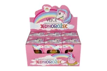 Vejce líhnoucí a rostoucí jednorožec plast 7x10cm v krabičce 9,5x13cm 6ks v boxu (1)