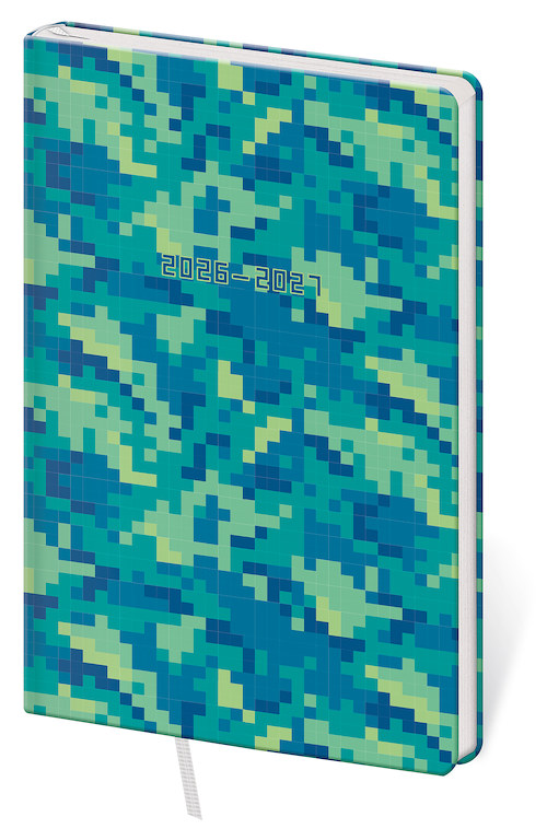 Levně Školní diář Student 2026/27 Helma Pixel Quest
