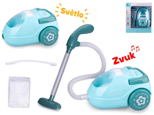 Vysavač 15 cm se světlem a zvukem na baterie