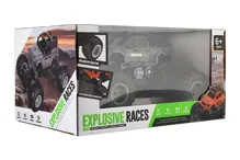 Auto RC pick-up Off road terénní 23 cm, 2,4 GHz se světlem - šedé (1)