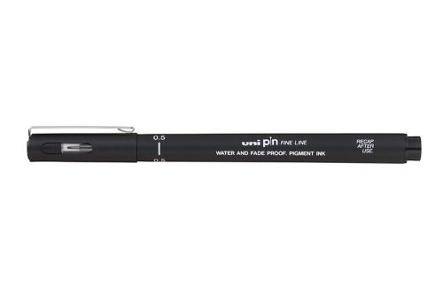 PIN05-200 liner, 0,5 mm, černý