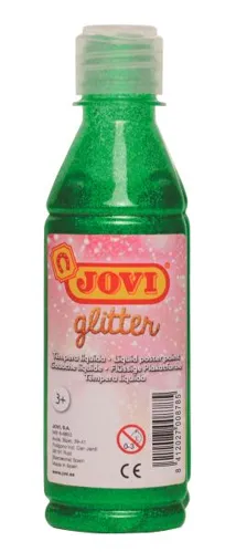 Temperová barva JOVI glittrová 250ml - zelená