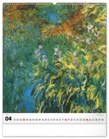 Nástěnný kalendář 2027 Notique Claude Monet, 48 x 56 cm (4)