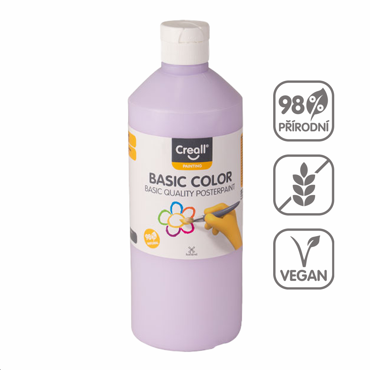 Levně Temperová barva Creall, 500 ml, pastel. fialová
