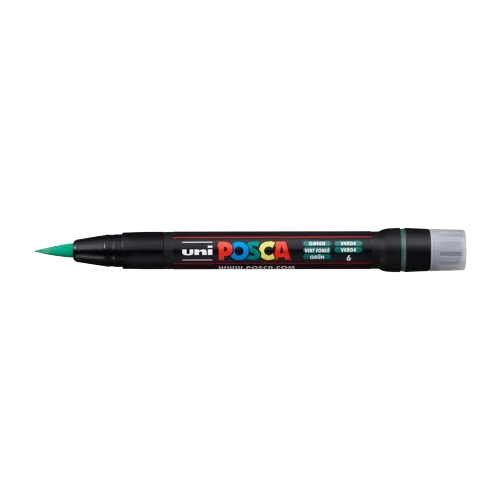 Dekorační popisovač Posca  PCF-350, 8 mm, zelená (6)
