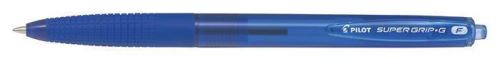 Kuličkové pero "Super Grip G", modrá, stiskací mechanismus, 0,22 mm, PILOT