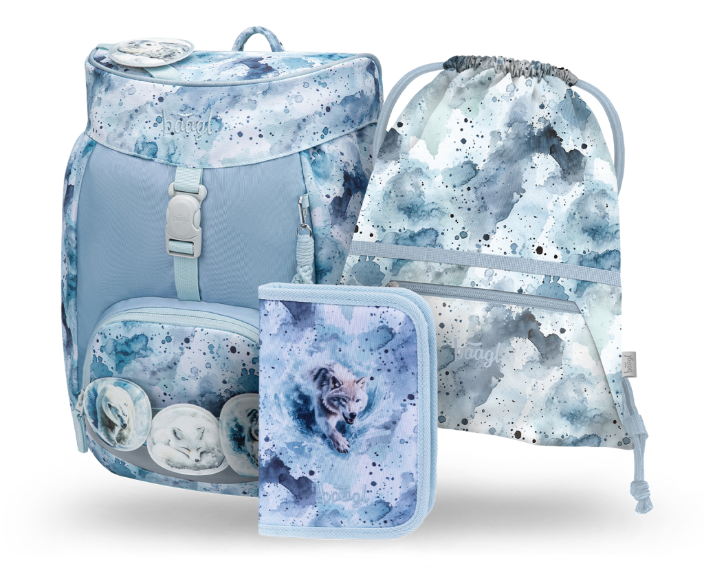 Levně Školní batohový set 3dílný BAAGL Airy Polar