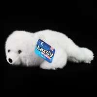 Plyšový medvěd LazyAnimals bílý 29 cm (3)