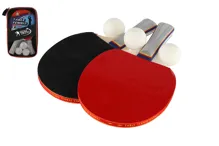 Sada na stolní tenis 2 pálky a 3 míčky v pouzdře