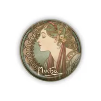 Kovový otvírák Alfons Mucha, ø 5,8 cm - Laurel Kovový otvírák Alfons Mucha, ø 5,8 cm - Laurel