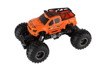 Auto RC pick-up Off road terénní 23 cm, 2,4 GHz se světlem - oranžové (3)