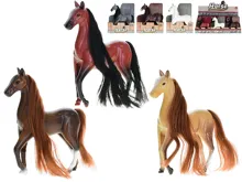 Figurka kůň 12 cm stojící - mix barev