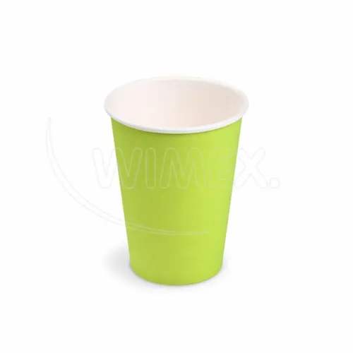Papírový kelímek (FSC Mix) zelený Ø74mm 240ml, 10 ks