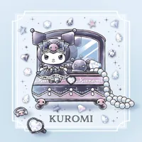 Nástěnný kalendář poznámkový 2027 Notique Kuromi, 30 x 30 cm (13)
