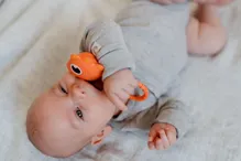 Silikonové chrastítko dino, 2 ks (10)