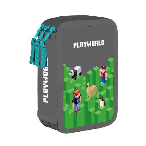 Penál 3 patrový prázdný KARTON P+P - Playworld