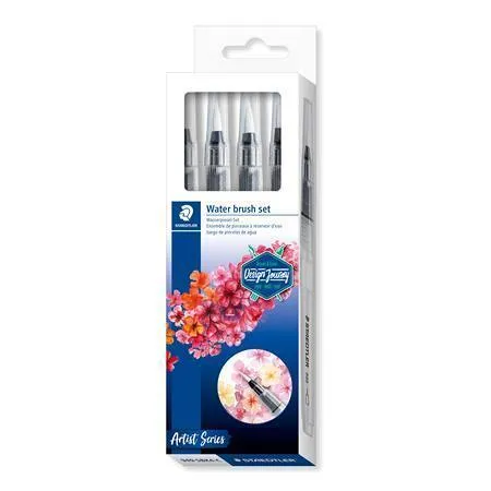Sada štětců STAEDTLER Design Journey, 4 různé velikost, vodou plnitelné