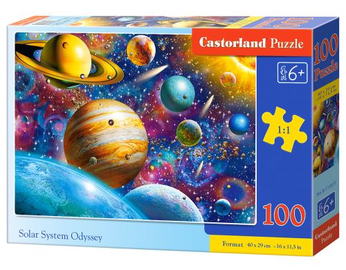 Puzzle Castorland 100 dílků premium - Sluneční soustava