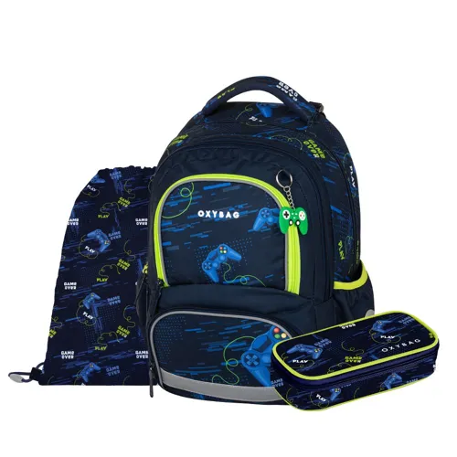 Školní batohový set 3dílný OXY NEXT Gamer
