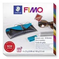 Modelovací hmota FIMO® leather-effect - Sada DIY POUZDRO na brýle
