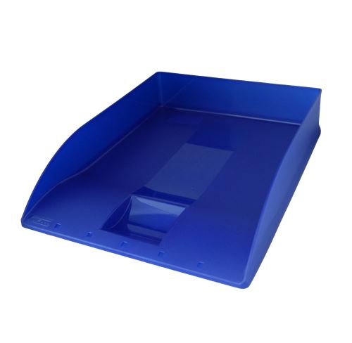 Odkládací zásuvka Herlitz A4 - transparentní modrá
