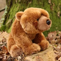 Plyšový medvěd Grizzly sedící 30 cm ECO-FRIENDLY (4)