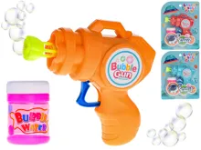 Bublifukovač pistole 13 cm na setrvačník s náplní 50 ml - mix barev