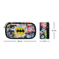 Školní batohový set 3-dílný Baagl Skate Batman Komiks (18)