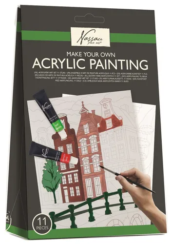 Umělecká sada akrylových barev - Architektura