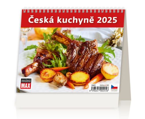 Stolní kalendář 2025 Helma MiniMax - Česká kuchyně